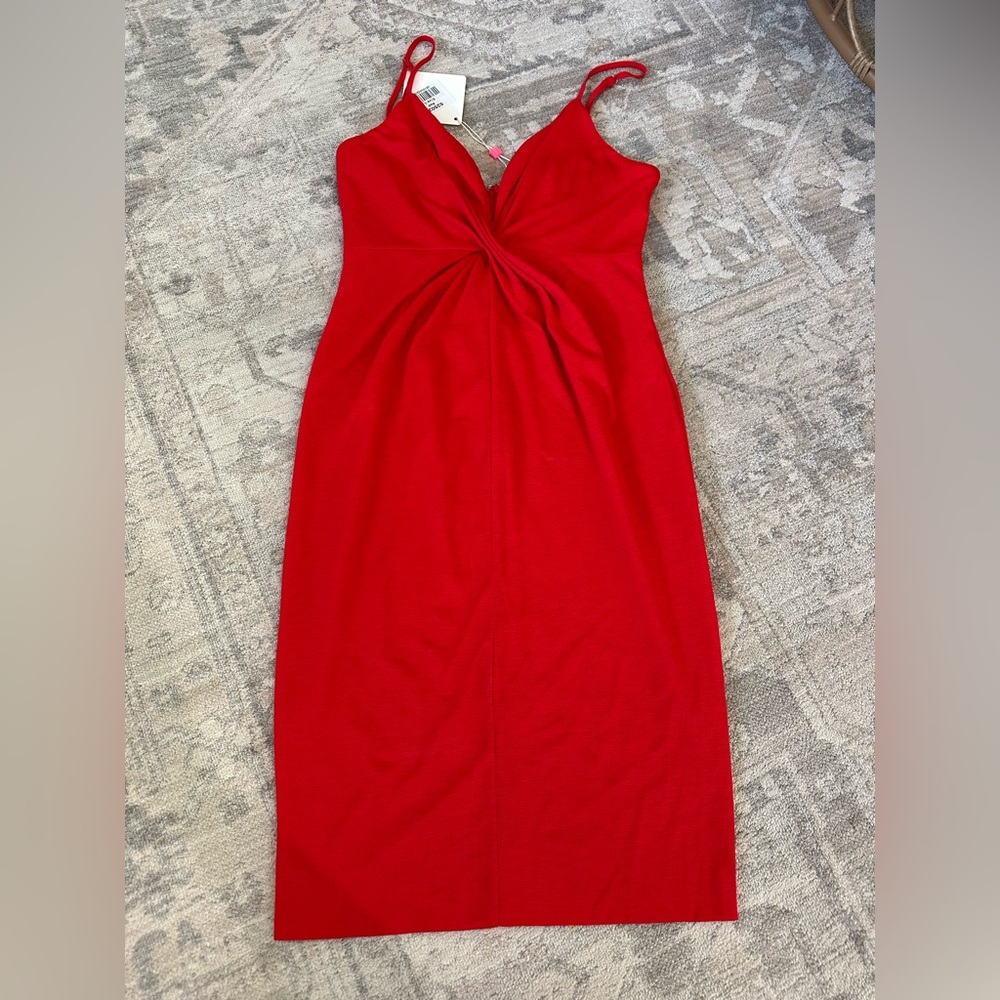 Selfie Leslie Midi Red Dress